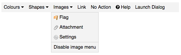 A WSubMenu in a WMenu of MenuType.BAR