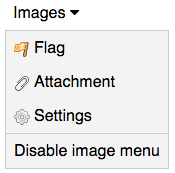 A WSubMenu in a WMenu of MenuType.FLYOUT