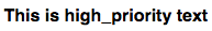 WStyledText Type HIGH_PRIORITY
