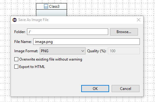 Screenshot of 'Save As Image File' dialog