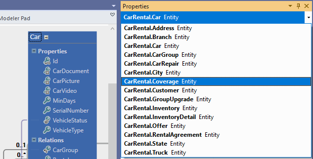 Property Grid Drop-Down