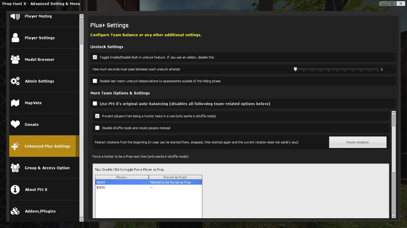 Enhanced Plus Section