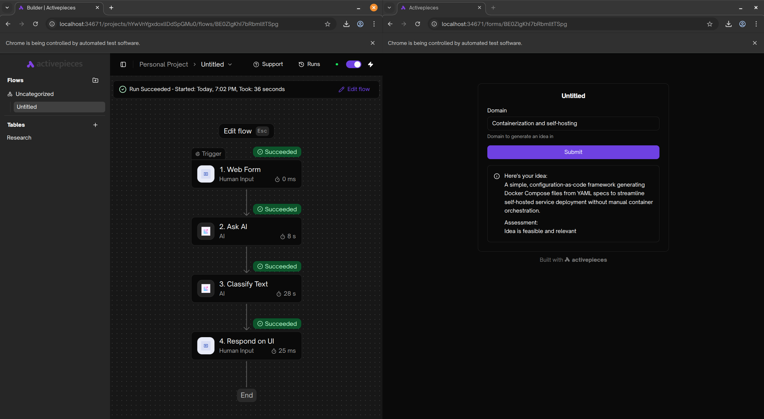 Activepieces Screenshot