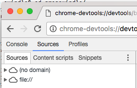 chrome-devtools-sources