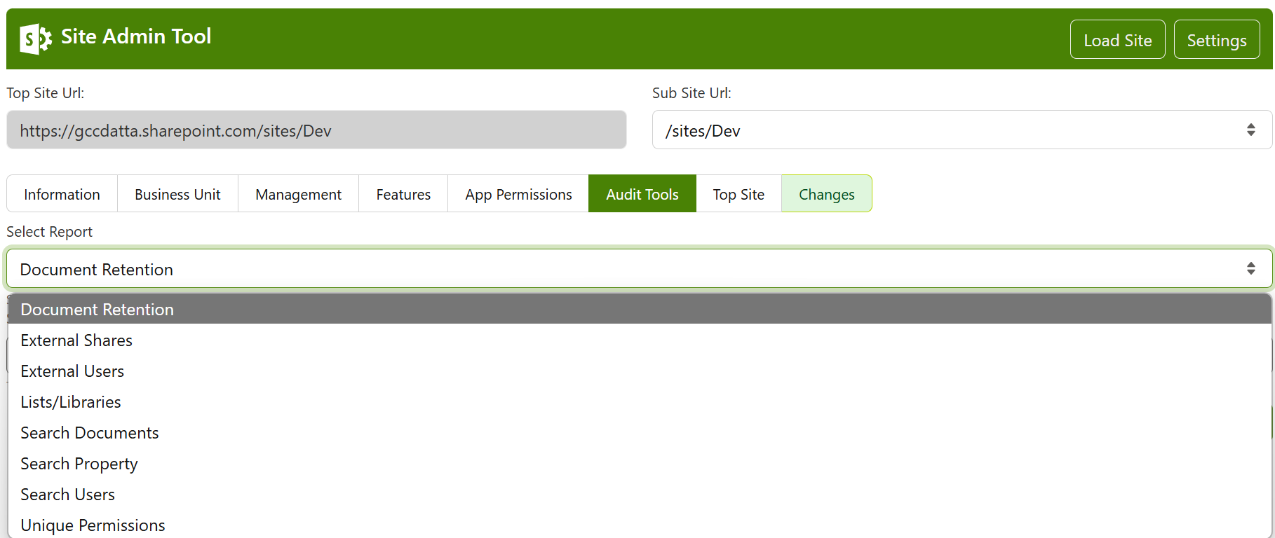 Audit Tools