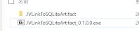 JVLinkToSQLiteArtifact folder
