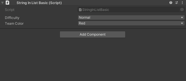 StringInList with search popup